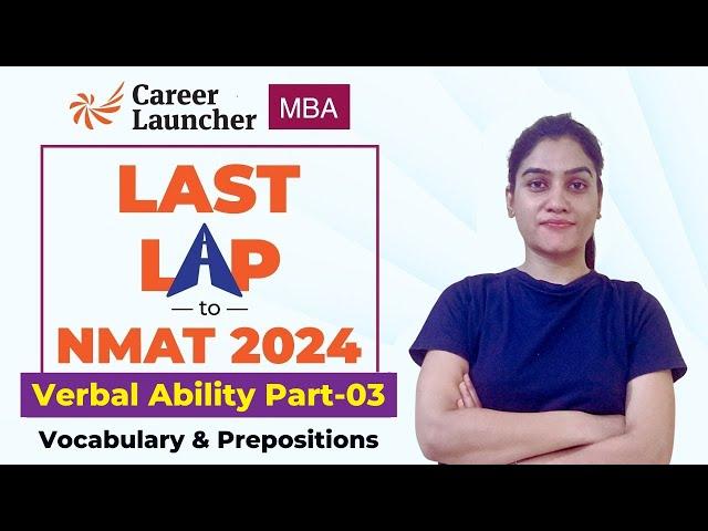 Vocabulary for NMAT | VARC Preparation for NMAT | Last Lap to NMAT 2024