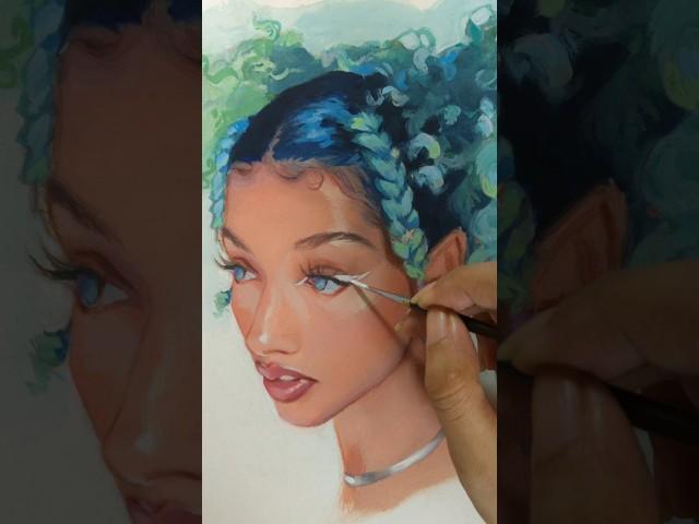 daily gouache practice 