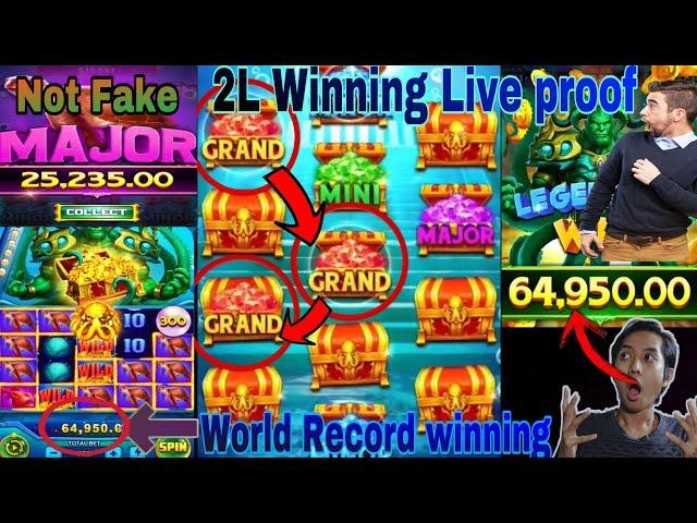 Yono Rummy Grand Jackpot || trick Power Of Kraken || 2L winning live proof Jackpoot don’t miss vid