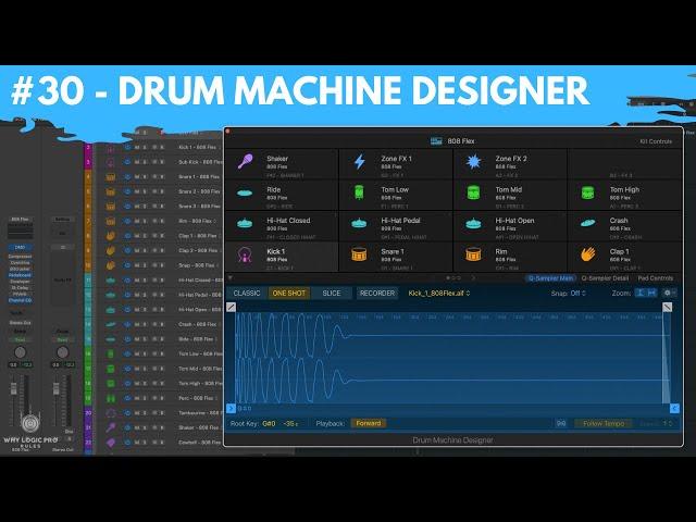 #30 - Drum Machine Designer - Logic's Ultimate Drum Machine (Newbie to Ninja - Beginner's Guide)