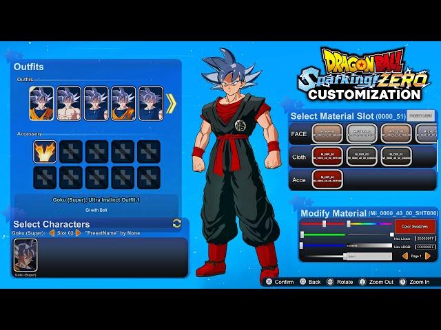 DRAGON BALL: Sparking! ZERO – New Character Color Customization & Costumes Editor w/ Gameplay! (Mod)