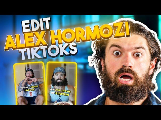 How to Edit These Alex Hormozi TikToks in Premiere Pro!