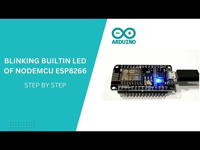 How to blink led on NodeMcu ESP8266 / Code included / Easy tutorial