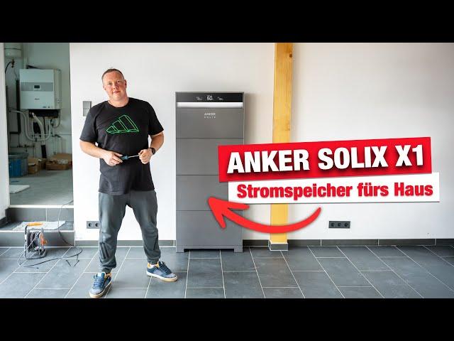 Anker SOLIX X1 -  Der Stromspeicher für unsere PV-Anlage / Vorstellung & Impressionen Installation