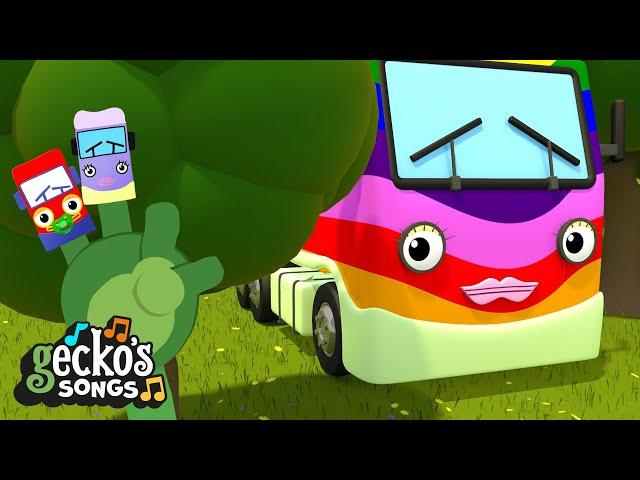 Rainbow Where Are You Song | Finger Family Song | Gecko's Garage | Nursery Rhyme & Kids Song