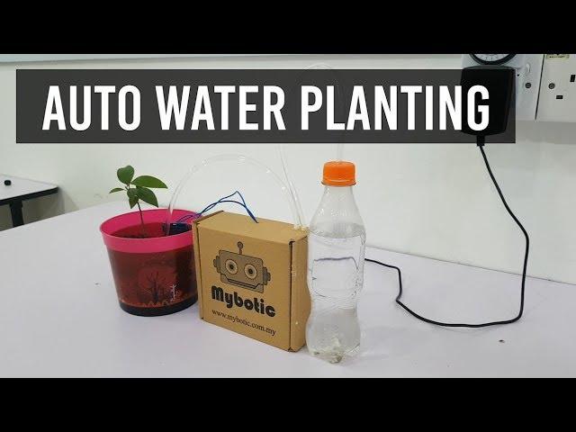 DIY Auto Water Planting, without Arduino Code, 100% work, Easy, Adjustable Timer, Soil Moisture