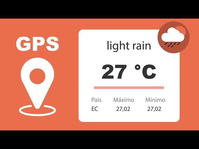 GPS + API METEREOLÓGICO | HTML, CSS Y JAVASCRIPT