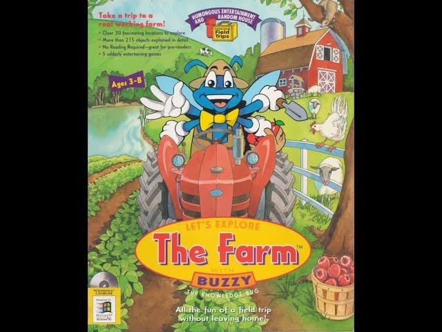 Let's Explore the Farm with Buzzy 1995 (PC) - Almost all interactions / 1080p / No Commentary