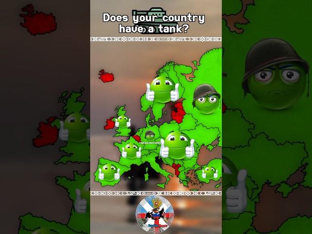 Does your country have a tank? #europe #mapping #map #geography #history #mapper