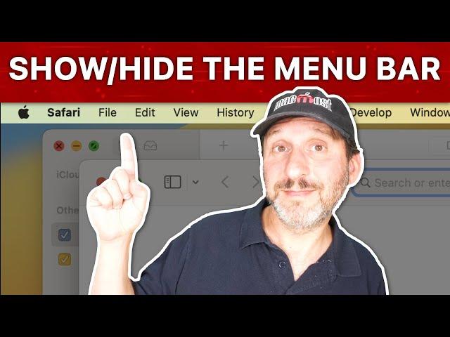 How To Hide and Show the Menu Bar On Your Mac