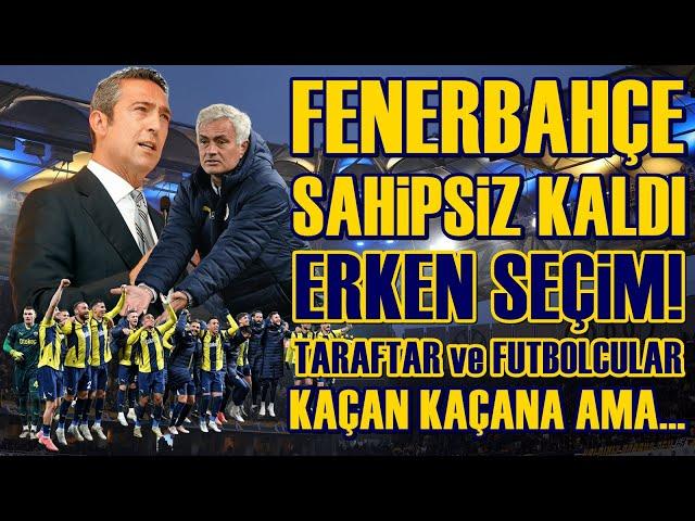 SONDAKİKA Kadıköy'de Kara Gece! Ali Koç GİTTİ! Jose Mourinho BİTTİ! Futbolcular ve Taraftar...