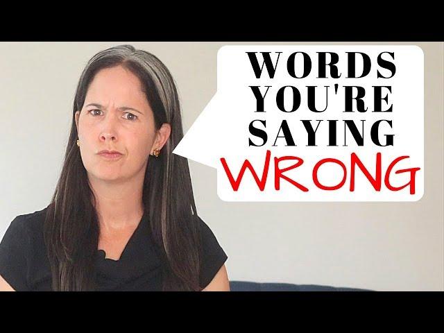 English Words You’re Probably Mispronouncing  Difficult English Pronunciation | Rachel’s English