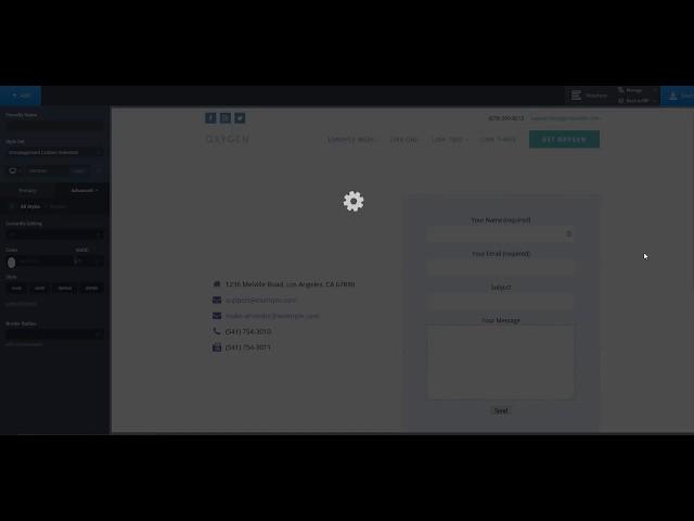 Styling Contact Form 7 plugin with Oxygen Builder -- No Coding needed.