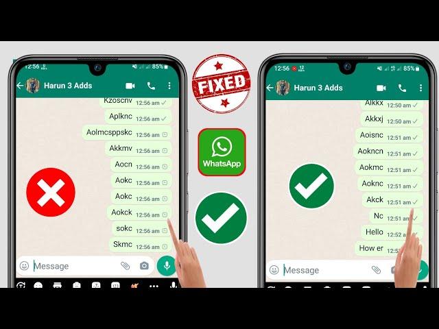 How To Fix WhatsApp Message Not Sending Problem 2024 || Today WhatsApp Not Working