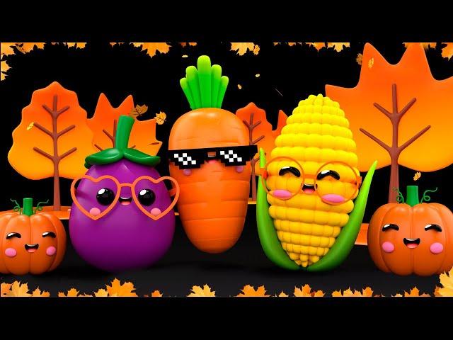 Baby Fruit Dancing in AUTUMN  Sensory Video with Relax Music!