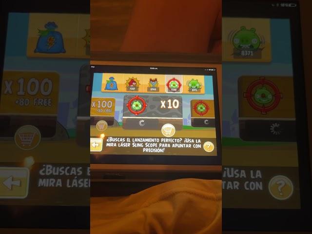 Angry birds Classic New power up: sling scope