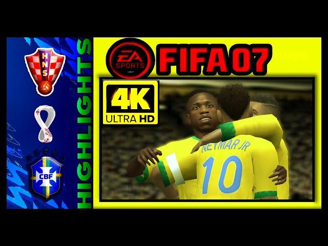 Croatia vs Brazil  FIFA 07 Qatar World Cup 2022 Patch  Subscribe to get this Patch for Free!