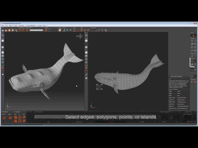 Unfold3D Selecting modes