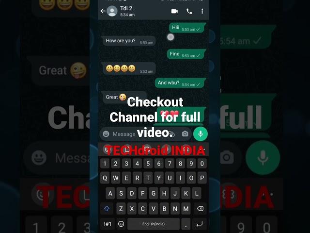 Whatsapp Single Tick Trick.