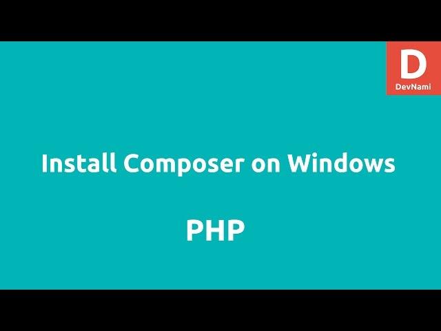 Install Composer on Windows