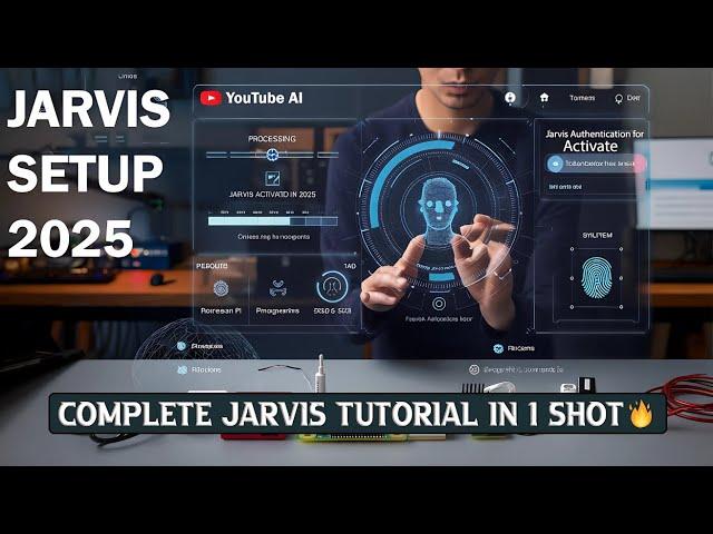 Creating a Real Life Jarvis || Face Authentication, Voice Assistant, Calls, Chat History, Chatbot