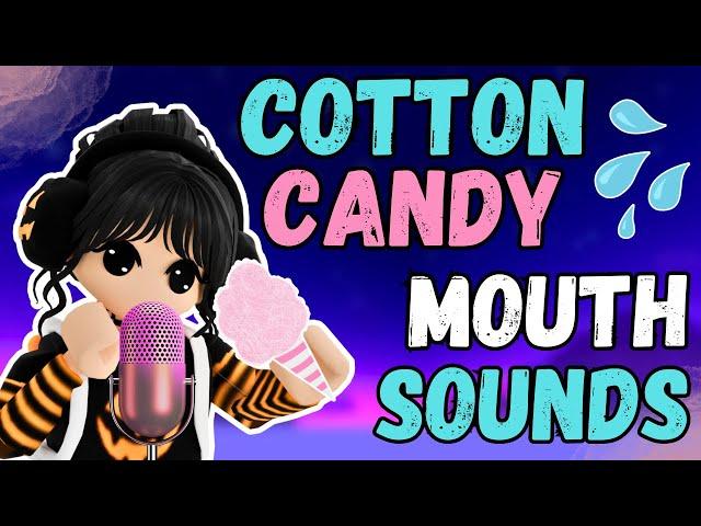 Roblox ASMR: Eating COTTON CANDY + Layered WET Mouth Sounds for INTENSE TINGLES