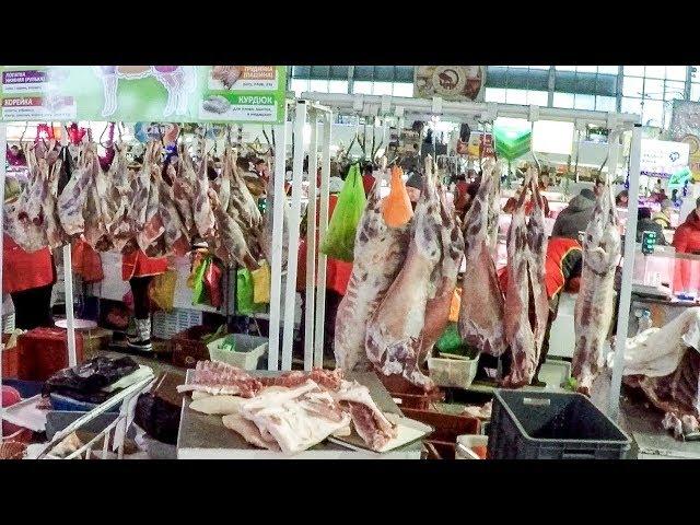 The Biggest Market of Meat, Fish and More in Minsk, Belarus