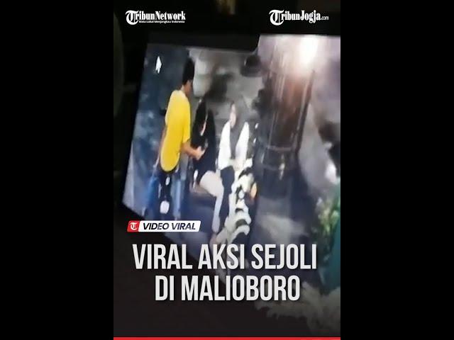 VIRAL, SEJOLI TEREKAM KAMERA BERBUAT M3SUM DI MALIOBORO