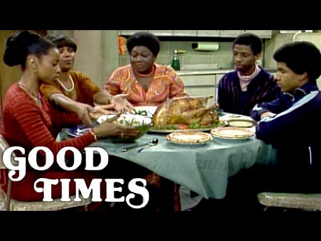 Good Times | Thanksgiving Dinner With The Evans | Classic TV Rewind