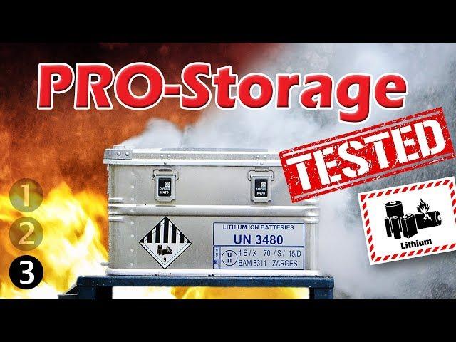 Professional Lithium Battery storage: testing the ZARGES K470 Battery Box (pt. 3/3)