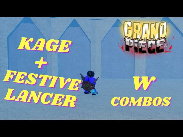 [GPO] Kage + Festive lancer (PVP)