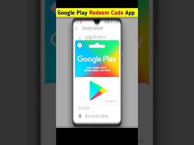 Google Play Redeem Code App with Proof #shorts #kpgtech #viral