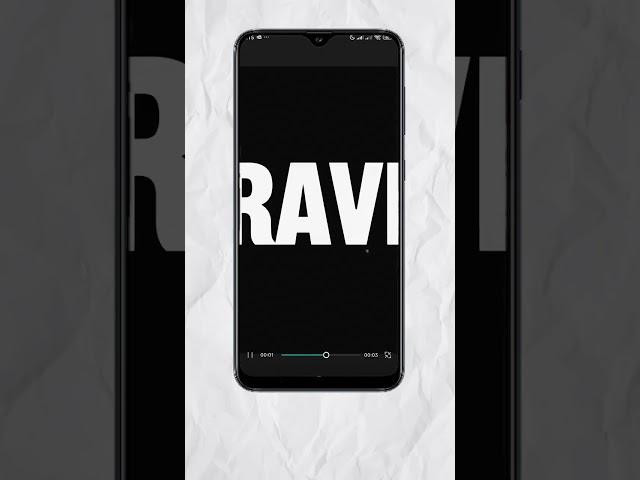 Video Inside Text Effect using Capcut Mobile