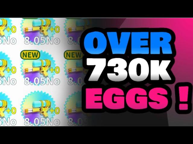 WE HATCHED OVER 730K EGGS IN 44 HOURS! WEAPON FIGHTING SIMULATOR ROBLOX PAPTAB