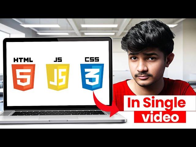 Learn HTML, CSS and JavaScript in Single Video | Basics of MERN Stack Development