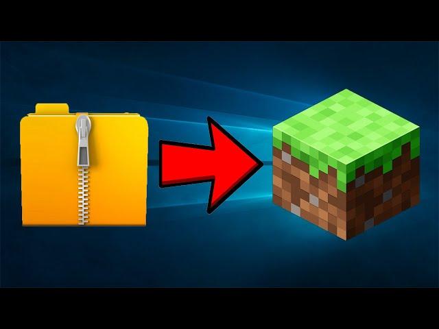 ZIP To MCADDON Tutorial for minecraft mods made easy!!