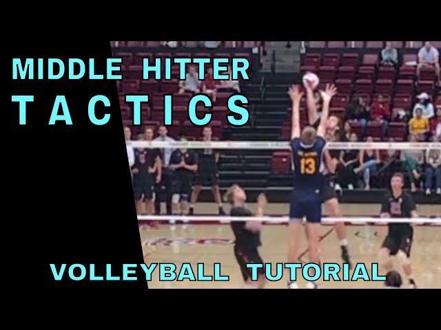 Middle Hitter Tactics - Volleyball Tutorial (how to spike a volleyball)