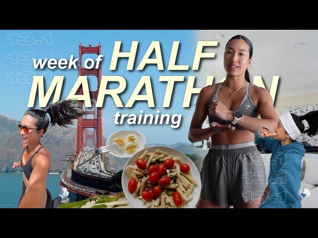 WEEK OF HALF MARATHON TRAINING | Running, Workouts, and Plan I'm Following!