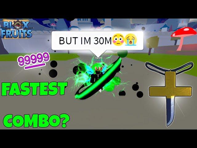 BOUNTY HUNTING WITH THIS 30M DARK DAGGER ONESHOT COMBO IS CRAZY!!| FASTEST COMBO?? |