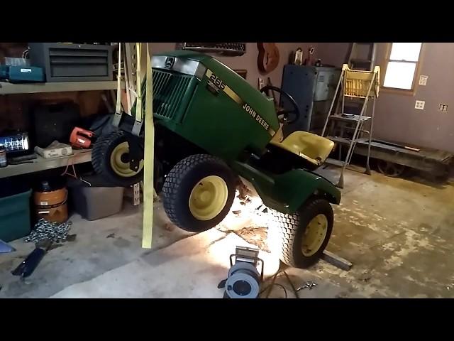 How to - John Deere 265 EASY main drive belt install.