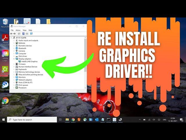 How To Reinstall Graphics Driver Display Driver on Windows (2022)