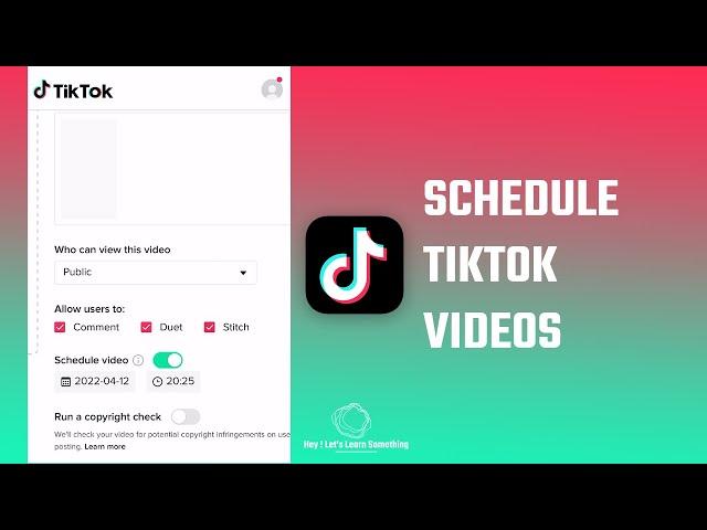 How to schedule TikTok videos using the phone? 2022