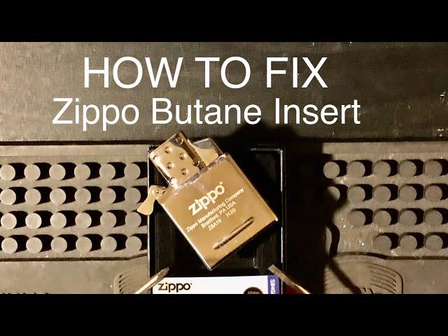 How To Fix Zippo Butane Insert + Full Review