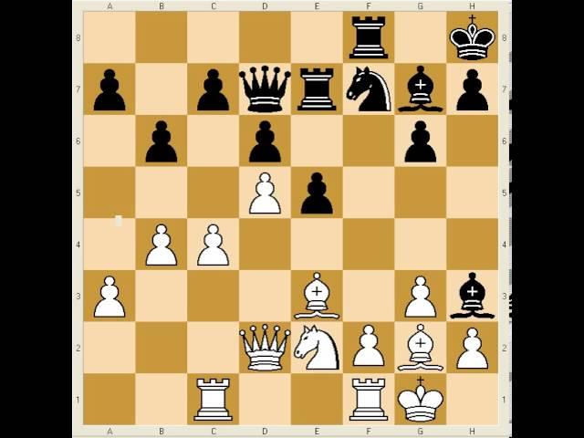 Chess lesson : English opening, Botvinnik system, 6...Nge7