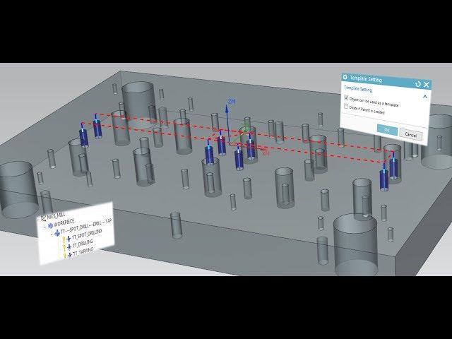 Create Template of Operations Set in NX CAM