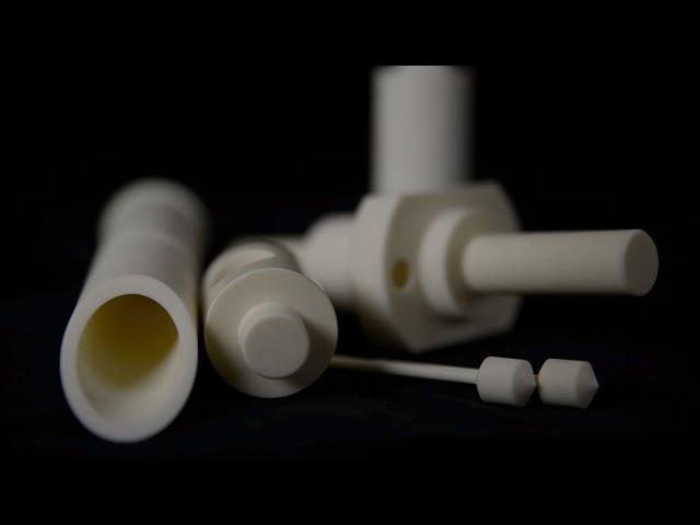 VHANDY 99.5% Alumina Ceramic Rods Items Electronic Ceramic Components