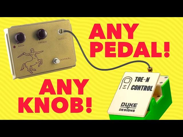 An Expression Pedal That Can Do It All! (Toe-N Control by Duke Designs)