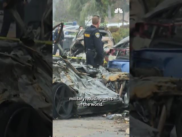 ‘Every single car was burning,' at least 10 homes damaged: San Diego Fire Department