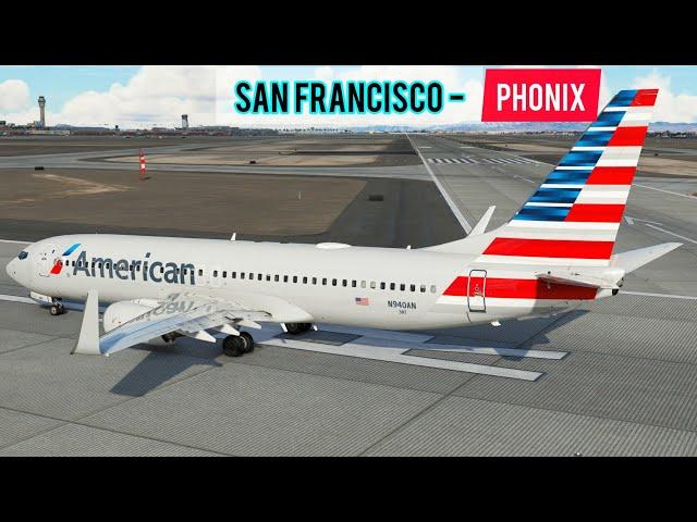 Aerofly Fs 2023| Full flight | KSFO - KPHX