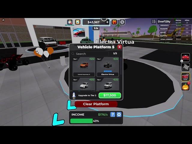 Car dealership Tycoon Live!